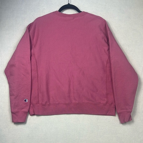 Champion Reverse Weave Women’s Size LARGE Sweatshirt Pink - Picture 9 of 9